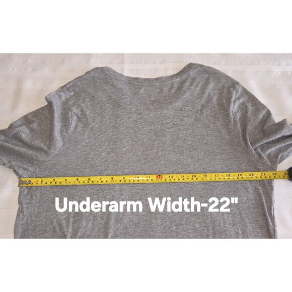 Halloween Grey Gray Womens Tshirt Top Sz XXL 20 Pima Cotton Haunting Long Sleeve - Picture 12 of 15